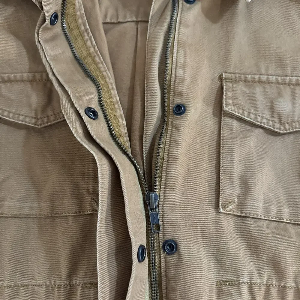 Levis Cargo Jacket - Women's L - Brown Utility Military